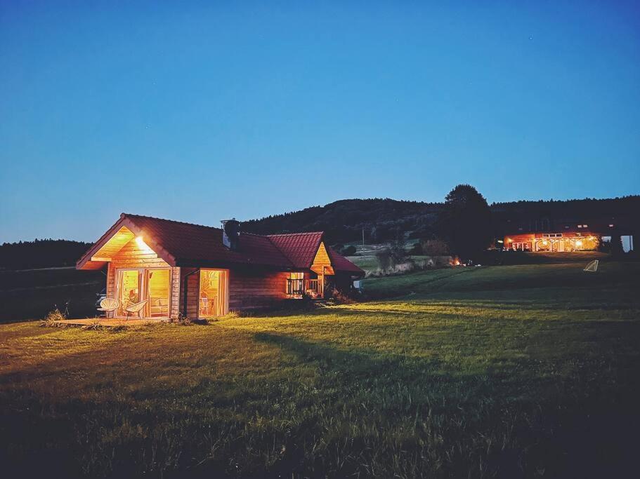 Polanka Beskid Niski Cute Cabin With Spectacular Views Hanczowa Exterior foto