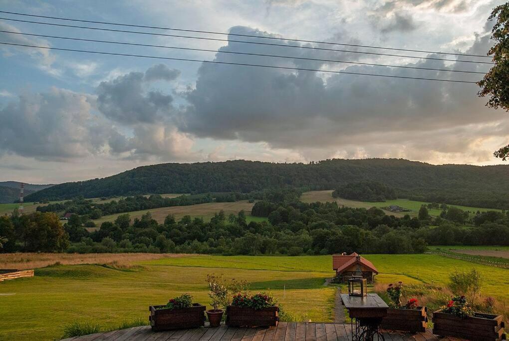Polanka Beskid Niski Cute Cabin With Spectacular Views Hanczowa Exterior foto