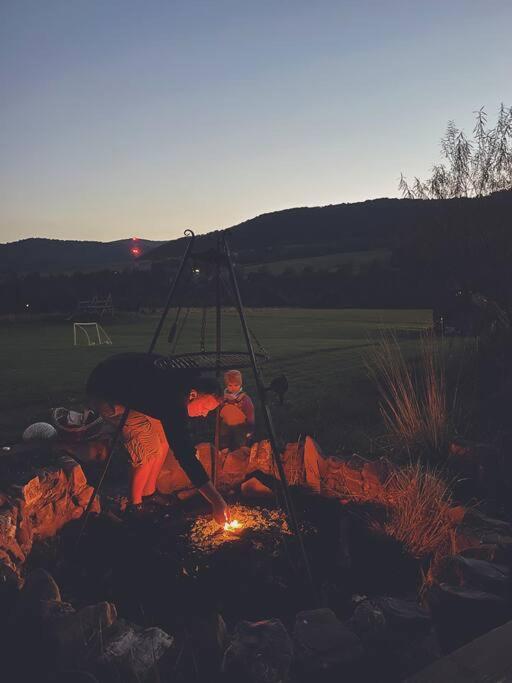 Polanka Beskid Niski Cute Cabin With Spectacular Views Hanczowa Exterior foto