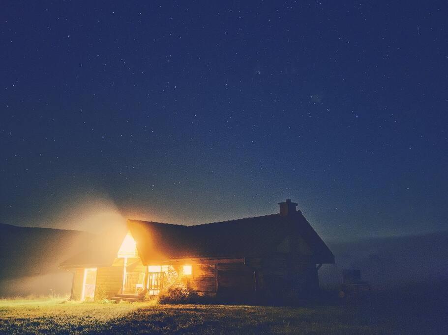 Polanka Beskid Niski Cute Cabin With Spectacular Views Hanczowa Exterior foto
