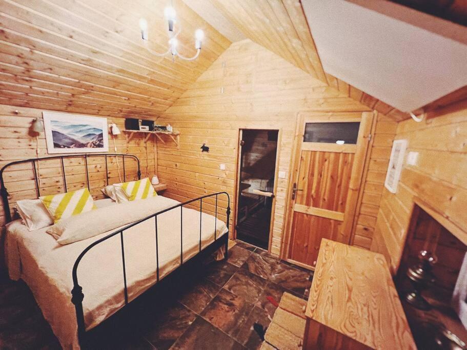 Polanka Beskid Niski Cute Cabin With Spectacular Views Hanczowa Exterior foto