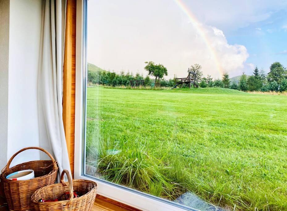 Polanka Beskid Niski Cute Cabin With Spectacular Views Hanczowa Exterior foto